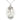 Sterling silver St. Jude Thaddeus patron saint medal necklace 1 inch by half inch with 18 inch curb chain by Bliss