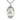 Sterling Silver St. Maximilian Kolbe Medal Necklace 1 inch x 1/2 inch with 24 inch Chain by Bliss