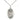 Sterling silver St. Michael the Archangel medal necklace with 1 inch pendant on 18 inch curb chain by Bliss
