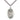 Sterling silver St. Michael the Archangel medal necklace with 1 inch pendant on 24 inch curb chain by Bliss