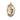 14kt solid gold St. Peter the Apostle patron saint medal pendant 1x1/2 inch handcrafted by Bliss