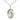 Sterling Silver St. Peter the Apostle Medal Necklace 1 inch by half inch pendant on 18 inch chain by Bliss