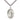 Sterling Silver St. Peter the Apostle Medal Necklace 1 inch by half inch pendant on 24 inch chain by Bliss