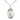 Sterling Silver St. Theresa Patron Saint Medal Necklace 1 x 1/2 inches on 18 inch chain by Bliss