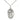 Sterling Silver St. Thomas Aquinas patron saint medal necklace 1x1/2 inch on 18 inch chain by Bliss