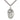 Sterling Silver St. Thomas Aquinas patron saint medal necklace 1x1/2 inch on 24 inch chain by Bliss