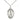 Medium Sterling Silver Our Lady of Fatima Medal Necklace 1 x 1/2 inch with 18 inch chain by Bliss