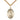 Gold Filled Our Lady of Guadalupe Medal Necklace 1x1/2 inch pendant on 24 inch curb chain by Bliss