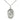 Sterling Silver St. Maria Goretti Patron Saint Medal Necklace 1x1/2 inch 18 inch Chain Bliss USA