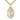 14kt Gold Filled St. Michael Archangel medium patron saint medal necklace with 24 inch chain by Bliss