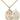 14kt Gold Filled St. Michael the Archangel medal necklace with Coast Guard emblem, 3/4 inch pendant on 18 inch chain, handcrafted by Bliss Manufacturing