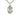 Sterling silver St. Christopher patron saint medal necklace with 24 inch chain by Bliss Manufacturing