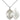 Sterling silver St. Christopher Army military medal necklace 3/4 x 1 inch with 18 inch chain by Bliss