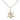 14kt Gold Filled Small Star of David with Cross Necklace 1/2 x 3/8 on 18 inch chain by Bliss