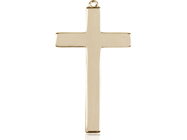 14kt Solid Gold Extra Large Cross Pendant 3 1/4 x 1 3/4 inches Handcrafted by Bliss USA