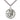 Sterling Silver St. Anthony of Padua patron saint medal necklace with 24 inch chain, handcrafted by Bliss Manufacturing