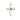 14kt Solid Gold Cross Pendant 7/8 inch by Bliss Manufacturing USA