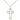 14kt Gold Filled Cross Necklace 7/8 inch pendant 18 inch chain by Bliss Manufacturing USA