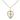 14kt Gold Filled Small Heart and Cross Necklace 1/2 x 3/8 inches on 18 inch chain by Bliss