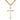 Gold Filled Maltese Cross Necklace 1 1/8 x 5/8 with 24 inch chain handcrafted by Bliss Manufacturing USA