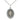 Medium sterling silver Our Lady of Guadalupe medal necklace 1 x 5/8 inches with 18 inch chain by Bliss