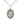 Sterling Silver Miraculous Medal necklace with 7/8 x 1/2 inch pendant on 18 inch chain handcrafted by Bliss USA
