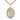 14kt Gold Filled Miraculous Medal Necklace 1-1/8 x 3/4 with 24 inch Curb Chain by Bliss USA