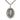 Sterling Silver Large Our Lady of Guadalupe Medal Necklace 1 1/4 x 7/8 inches on 24 inch chain by Bliss