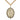 14kt gold filled Miraculous Medal necklace with 1⅛×¾ inch pendant on 24 inch curb chain handmade by Bliss
