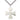 Sterling Silver Surfer Cross Necklace 1 1/8 x 1 inches with 24 inch chain handcrafted by Bliss Manufacturing USA