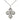Sterling Silver Medium 5-Way Catholic Medal Necklace 1 x 3/4 inch with 18 inch Chain by Bliss Manufacturing