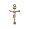 14kt Solid Gold Maltese Crucifix Pendant 7/8 x 1/2 inch handcrafted by Bliss Manufacturing USA