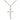 Sterling Silver Maltese Crucifix Necklace 7/8 x 1/2 with 18 inch chain by Bliss Manufacturing USA