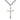 Sterling Silver Maltese Crucifix Necklace 1 1/8 inch by 5/8 inch with 24 inch chain handmade by Bliss Manufacturing