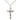 Sterling Silver Medium Catholic Crucifix Necklace 1 1/8 x 5/8 with 18 inch Chain by Bliss