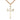 14kt gold filled large Carpenter Cross necklace pendant 1-3/8 x 3/4 inches on 24 inch chain by Bliss Manufacturing USA