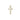 Small 14kt Solid Gold Catholic Cross Pendant 1/2 x 1/4 inch handcrafted by Bliss