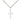 Small Sterling Silver Catholic Cross Necklace 1/2 x 1/4 inch pendant on 18 inch chain by Bliss
