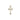 Small 14kt Solid Gold Catholic Cross Pendant 1/2 inch by Bliss Manufacturing USA