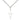 Sterling silver small Catholic cross necklace with 5/8 by 3/8 inch pendant on 18 inch curb chain by Bliss