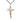 Two-Tone Gold Filled Sterling Silver Large St. Benedict Crucifix Necklace 1 3/4 x 1 inch on 24 inch chain by Bliss Manufacturing