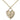 14kt gold filled Our Lady of Guadalupe heart medal necklace 3/4 x 5/8 inches on 18 inch curb chain by Bliss