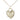 14kt gold filled Miraculous Heart medal necklace 3/4 x 5/8 with 18 inch chain handcrafted by Bliss USA