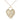14kt gold filled Miraculous Heart medal necklace 1 x 3/4 inches on 18 inch chain by Bliss