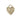 14kt Solid Gold Small Miraculous Heart Medal Pendant 5/8 x 1/2 inch by Bliss Manufacturing