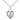 Small sterling silver Miraculous Medal heart pendant necklace with 18 inch chain handcrafted by Bliss