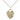 14kt Gold Filled small Catholic Communion heart pendant necklace 5/8 inch by Bliss with 18 inch chain