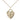 Small 14kt gold filled Our Lady of Guadalupe heart necklace with 18 inch chain by Bliss Manufacturing