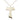 14kt Gold Filled Tau cross necklace 1 inch by 3/4 inch with 18 inch chain by Bliss Manufacturing