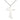 Sterling Silver Medium Tau Cross Pendant Necklace 1 inch by 3/4 inch on 18 inch chain by Bliss
